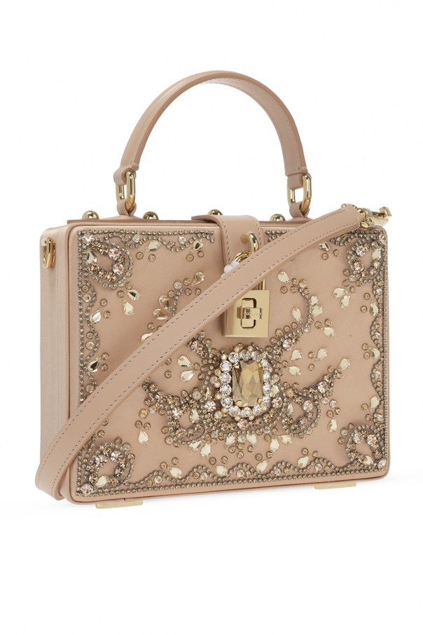 Dolce&Gabbana フリルボストンバッグS Dolce-Gabbana-Pink-Metallic-